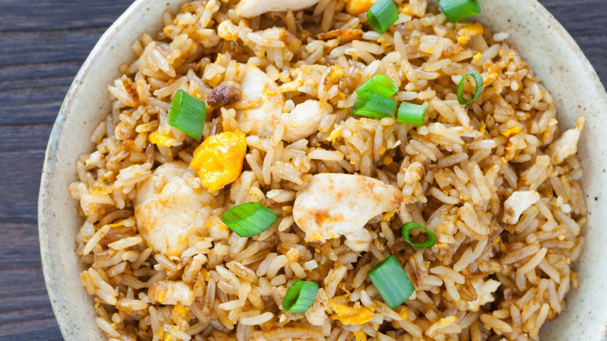 Coconut oil fried rice